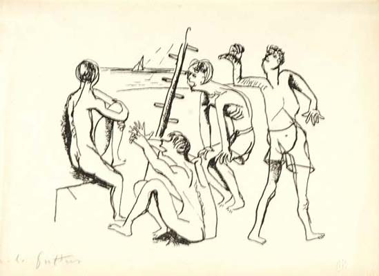 Guttuso Renato - Bagnanti